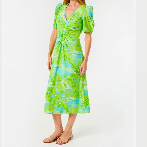 RHODE Maci Dress - Electric Eden - Picture 2 of 2